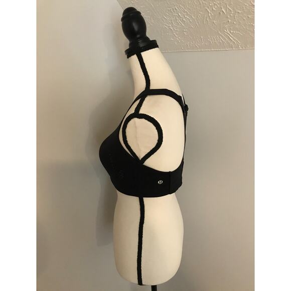 Lululemon AirSupport Bra *High Support, C-DDD Cups Black/Asphalt - Size 34DD - Picture 3 of 11